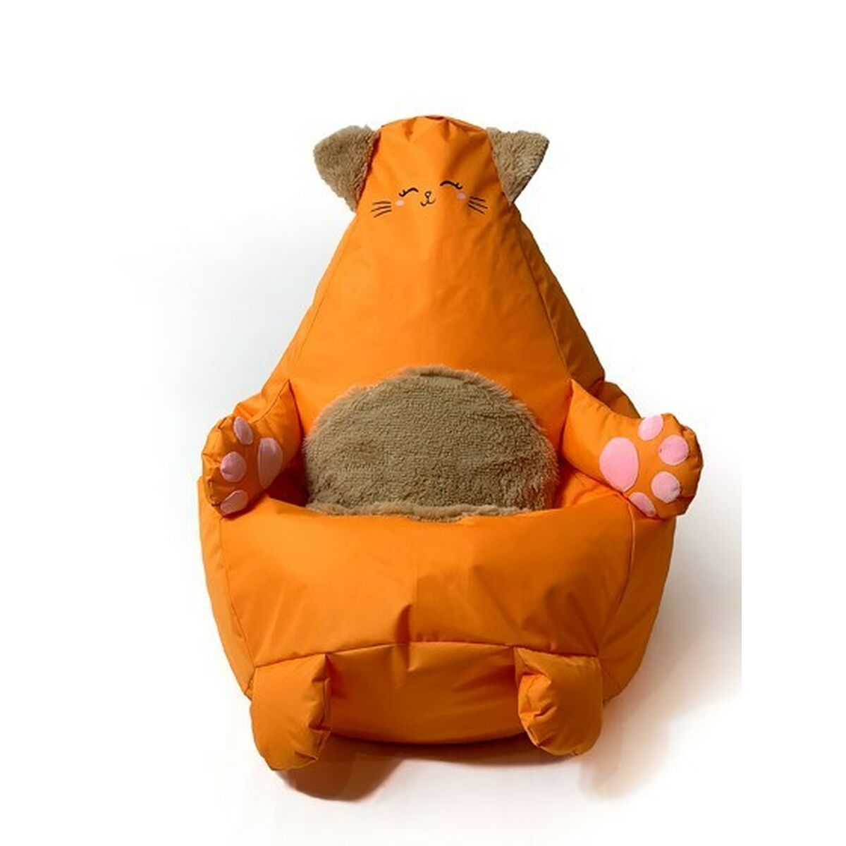 Puff GO GIFT Orange Oxford Katze 130 x 90 cm